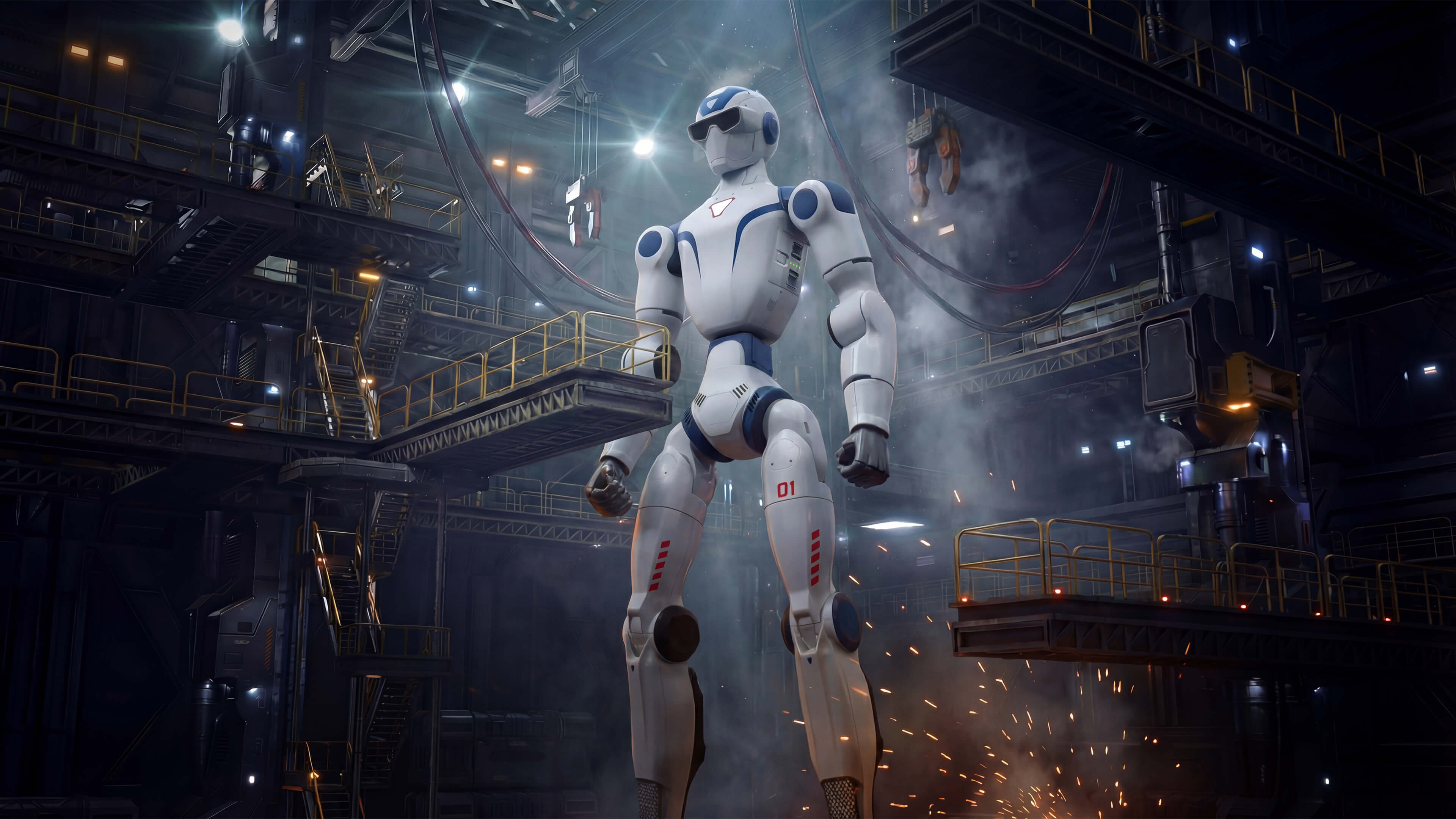 Unitree R1 Humanoid Robot - Action Pose