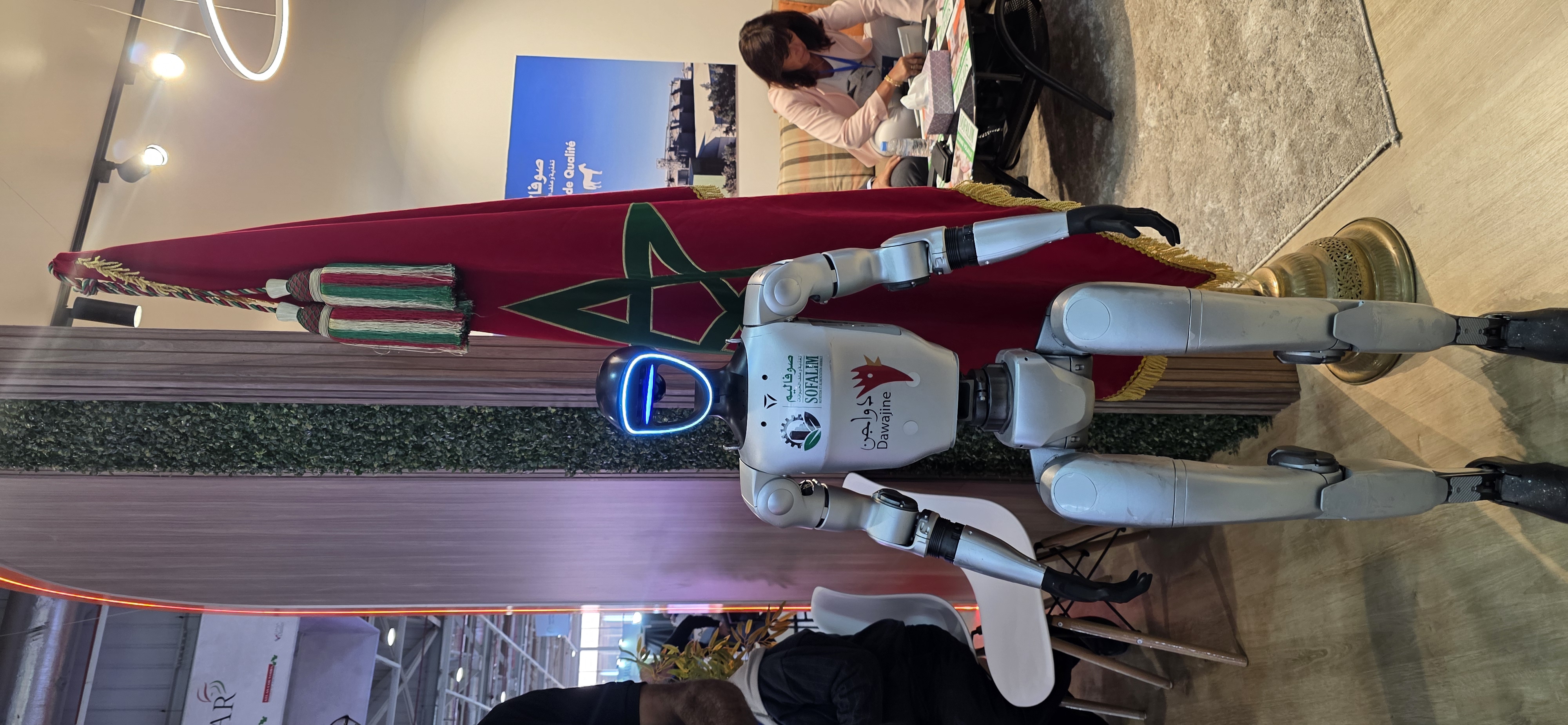 Unitree G1 as front desk receptionist